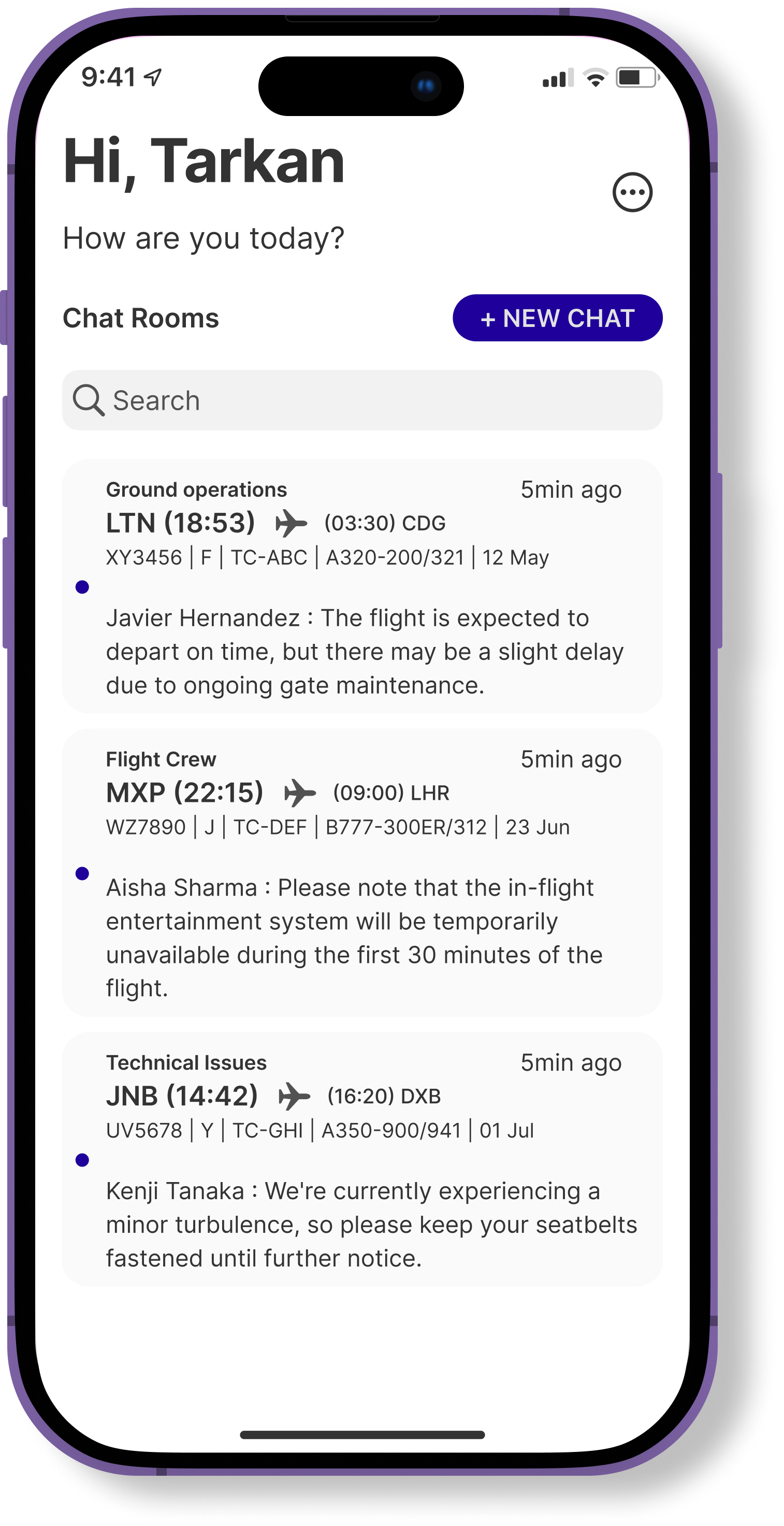 CTM Smart Assistant Interface - Main Dashboard
