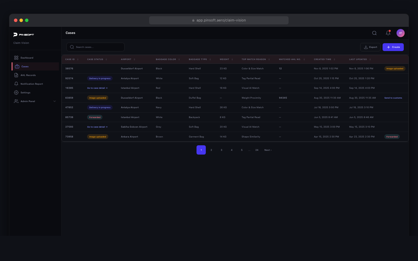 Claim Vision — Web 1