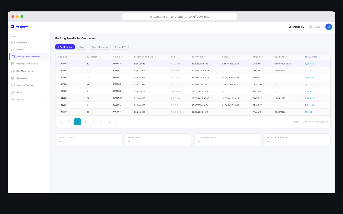 Enterprise GL — Web (responsive) 2