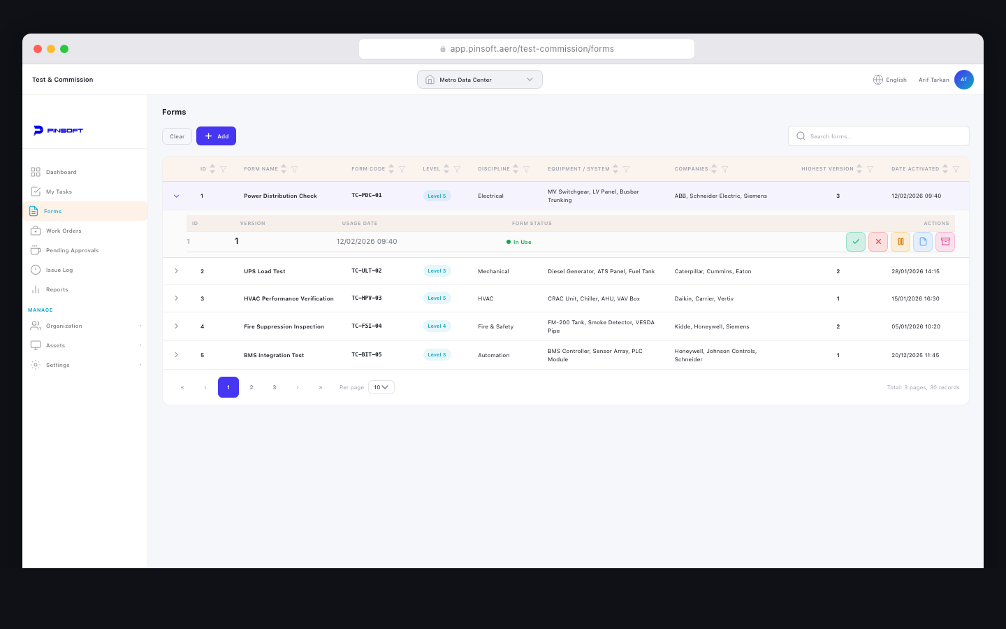 Test & Commission — Web (responsive) 1