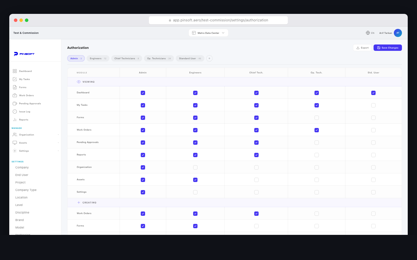 Test & Commission — Web (responsive) 2